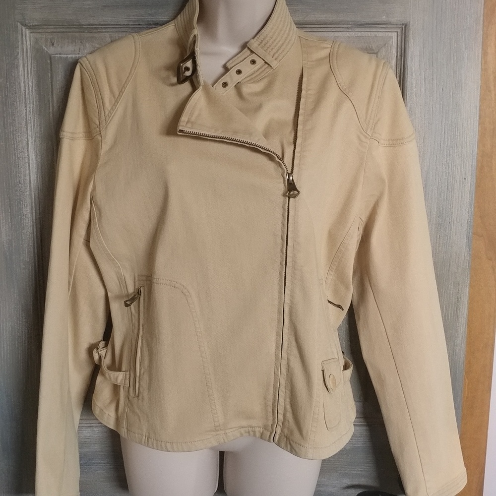 Lauren Tan denim jacket NWOT